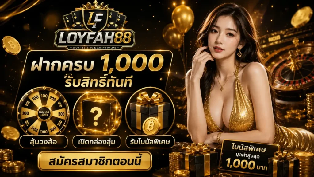 Loyfah88 สล็อตออนไลน์ ฝากครบ รับโบนัส